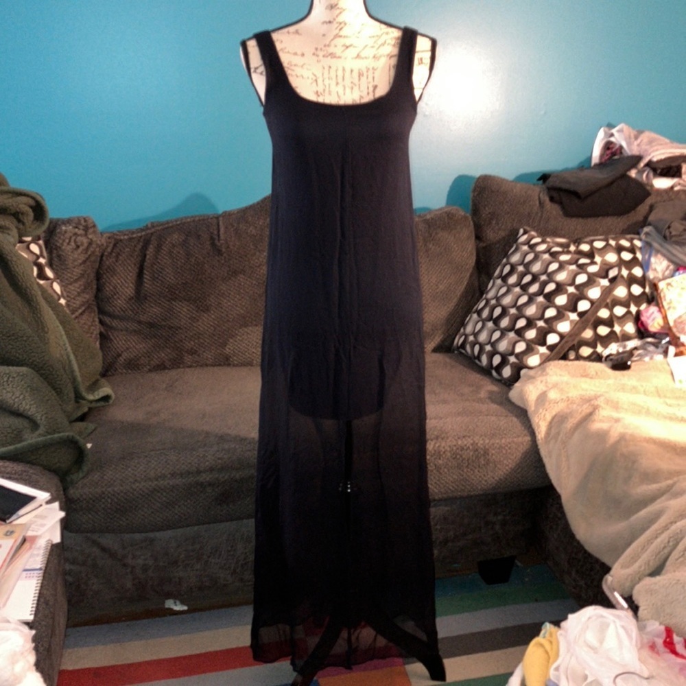 NWT Bailey44 Sheer Overlay Maxi Dress, Size XS